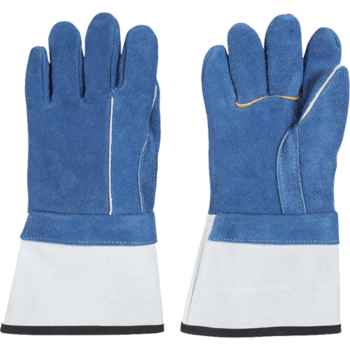 Gants &agrave; coupe am&eacute;ricaine, Cuir, T-Grand, Prot&egrave;ge jusqu'&agrave; 392° F (200° C) We Share Industrial Supply