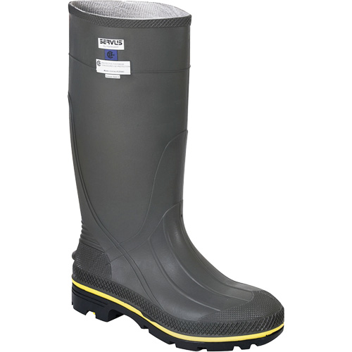 Pro&reg; Safety Boots, PVC, Steel Toe, Size 5 We Share Industrial Supply