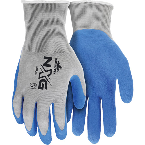NXG&reg; Coated Gloves, Large, Rubber Latex Coating, 13 Gauge, Nylon Shell We Share Industrial Supply