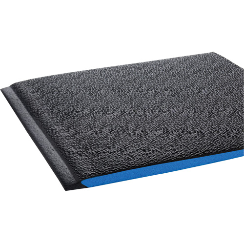 Tapis ergonomiques Wear-Bond Comfort-King, Rugueux, 2' x 3' x 9/16", Noir, Mousse de vinyle We Share Industrial Supply