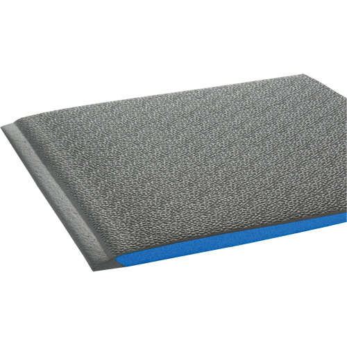 Tapis ergonomiques Wear-Bond Comfort-King, Rugueux, 2' x 3' x 9/16", Gris, Mousse de vinyle We Share Industrial Supply