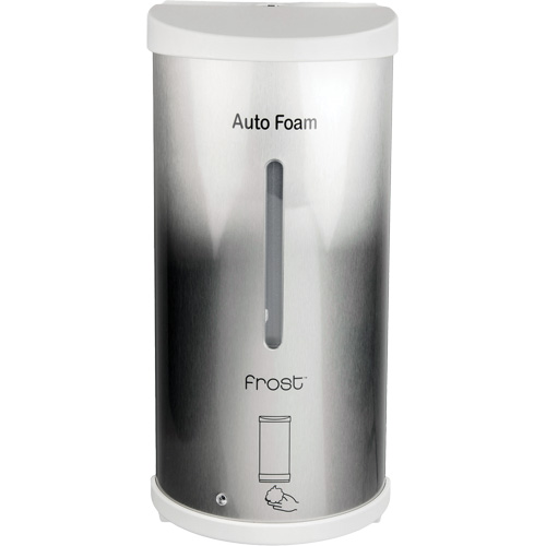 Distributeur de savon et de d&eacute;sinfectant en mousse, Sans contact, Capacit&eacute; de 800 ml, Format Vrac We Share Industrial Supply