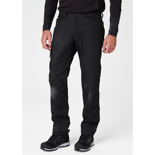 Oxford Service Pants, Poly-Cotton, Black, Size 30, 30 Inseam We Share Industrial Supply