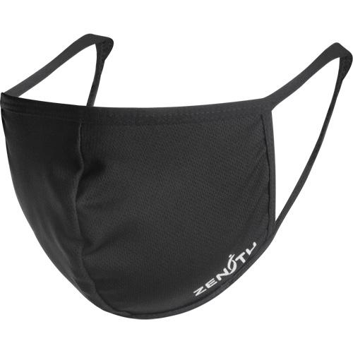Masques r&eacute;utilisable &agrave; deux couches, Polyester, Noir We Share Industrial Supply