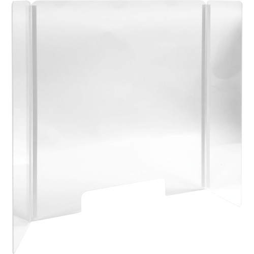 Countertop Safety Shield, 24-3/8" W x 31-3/4" H We Share Industrial Supply
