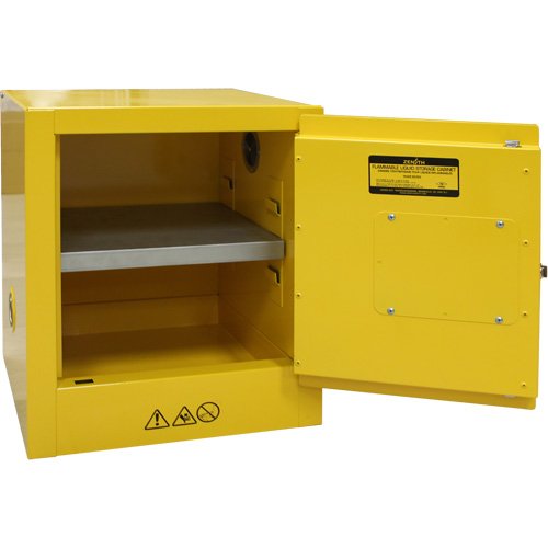 Armoire pour produits inflammables, 4 gal., 1 Porte(s), 17" La x 22" h x 18" p We Share Industrial Supply