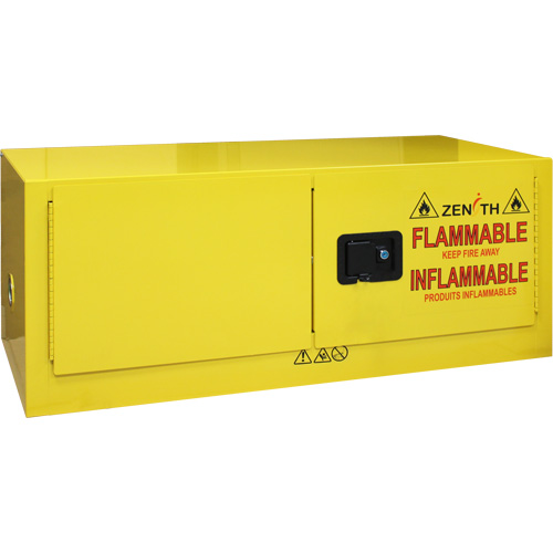 Flammable Storage Cabinet, 12 gal., 2 Door, 43" W x 18" H x 18" D We Share Industrial Supply