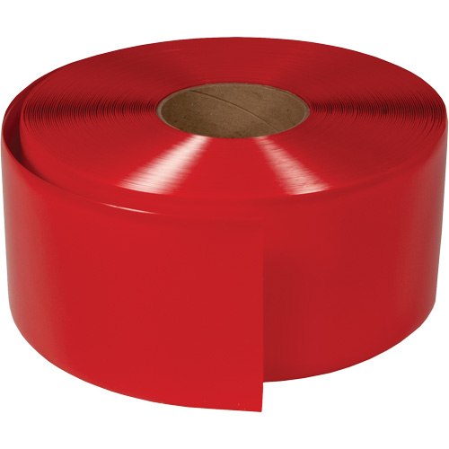 Ruban de marquage tr&egrave;s r&eacute;sistant pour plancher ArmorStripe, 4" x 100', PVC, Rouge We Share Industrial Supply