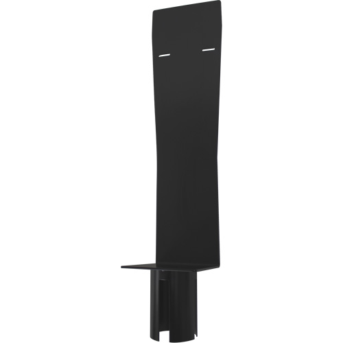 Dispenser Holder for Crowd Control Post, Black We Share Industrial Supply