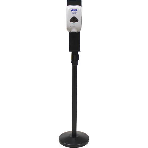 Dispenser Holder for Crowd Control Post, Black We Share Industrial Supply