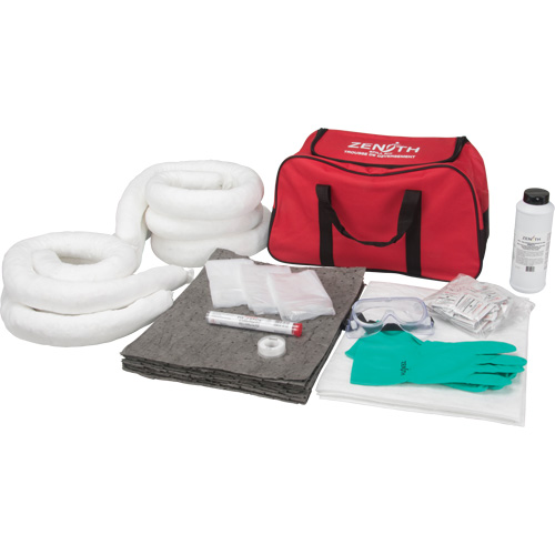 Premium Spill Kit, Universal, Bag, 10 US gal. Absorbancy We Share Industrial Supply