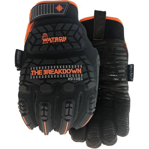 Gants de travail r&eacute;sistants aux coupures The Breakdown, Taille Petit, Enveloppe en Aramide/Polyester/Acier inoxydable, ASTM ANSI niveau A5 We Share Industrial Supply