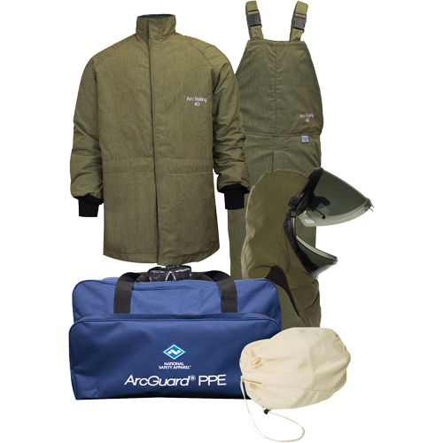 Arcguard Revolite Large Arc Flash Suit Kit with Lift Front Hood, 40 cal/cm² We Share Industrial Supply