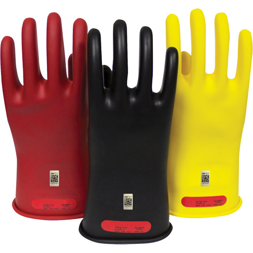 Gants en caoutchouc pour travaux &eacute;lectriques Arcguard, Taille 8, 10" lo We Share Industrial Supply