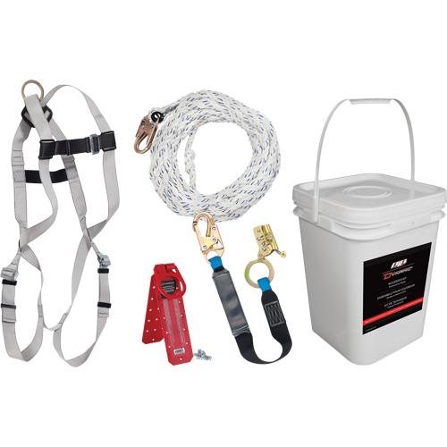 Dynamic Fall Protection Kit, Roofer's Kit We Share Industrial Supply
