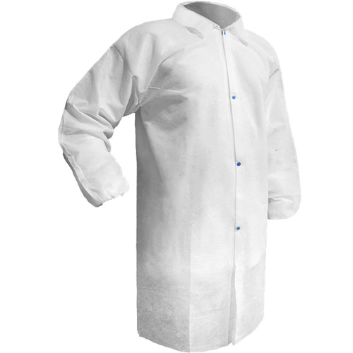 Sarrau Care, Polypropyl&egrave;ne, Blanc, Petit We Share Industrial Supply