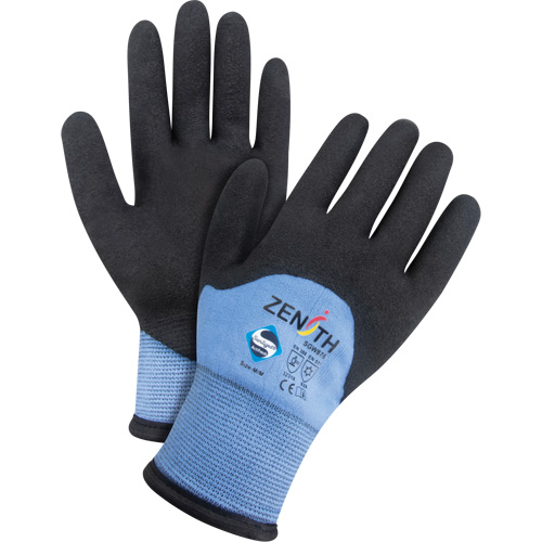 ZX-30° Premium Coated Gloves, X-Large, Foam PVC Coating, 15 Gauge, Nylon Shell We Share Industrial Supply