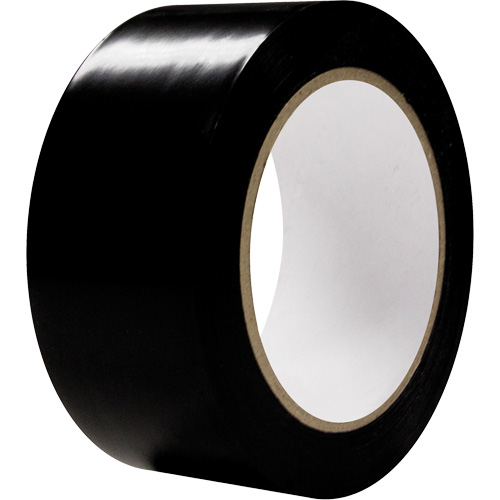 Ruban pour marquage d'all&eacute;es, 2" x 108', PVC, Noir We Share Industrial Supply