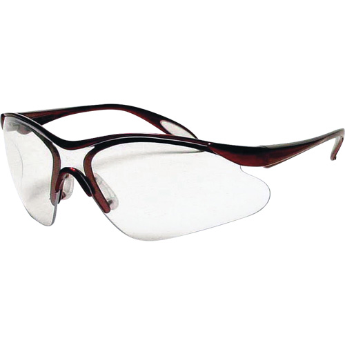 Miranda Safety Glasses, Clear Lens, Anti-Scratch, Meets/Exceeds CSA Z94.3 We Share Industrial Supply