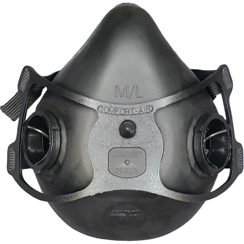Respirateur &agrave; demi-masque Comfort-Air 400Nx sans soupape d'expiration, &eacute;lastom&egrave;re/Caoutchouc, Moyen/grand We Share Industrial Supply