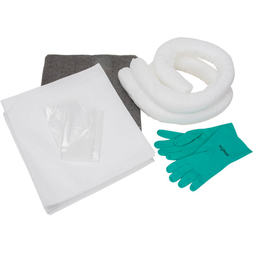 Spill Kit, Oil Only/Universal, Bag, 10 US gal. Absorbancy We Share Industrial Supply