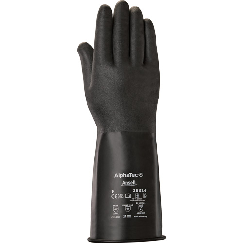 Gants AlphaTec 38-514, Taille 7, 14" lo, Caoutchouc butyle, 14 mils We Share Industrial Supply