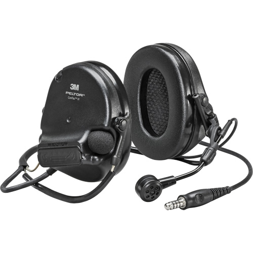 Casque VI NIB avec fils de sortie unique Peltor ComTac, Style Cordon cervical, 22 dB We Share Industrial Supply