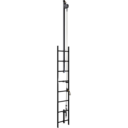 Lad-Saf Cable Vertical Safety System Climb Extension Bracketry, Galvanized Steel We Share Industrial Supply