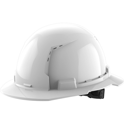 Casque de s&eacute;curit&eacute; &agrave; bord complet, R&eacute;pond aux normes CSA type 1, Suspension Rochet, Ventil&eacute; We Share Industrial Supply