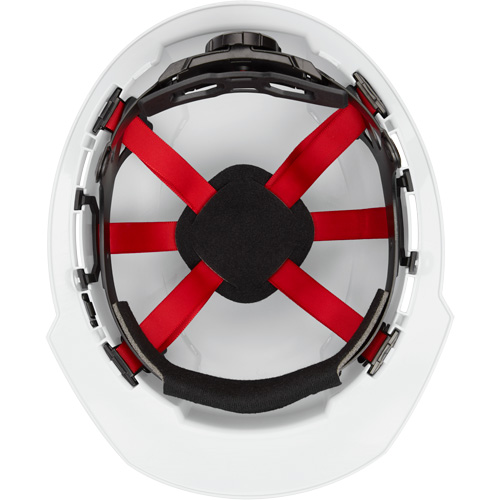 Casque de s&eacute;curit&eacute; &agrave; bordure avant, R&eacute;pond aux normes CSA type 1, Suspension Rochet, Ventil&eacute; We Share Industrial Supply
