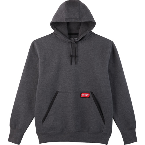 Heavy-Duty Pullover Hoodie, Men's, Small, Grey We Share Industrial Supply