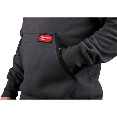 Heavy-Duty Pullover Hoodie, Men's, Small, Grey We Share Industrial Supply