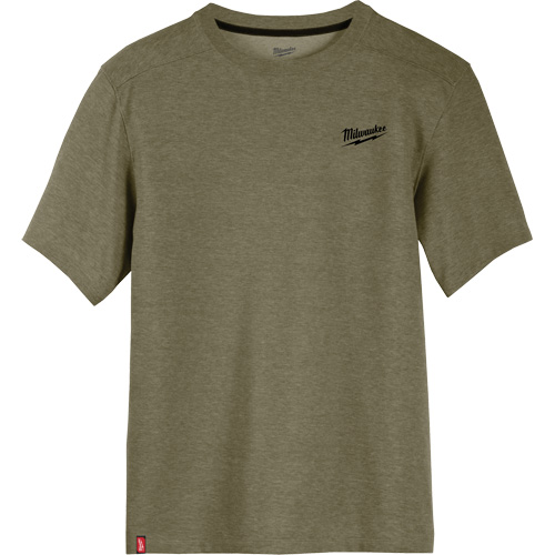 Hybrid Work Tee Shirt, Men's, Small, Green We Share Industrial Supply