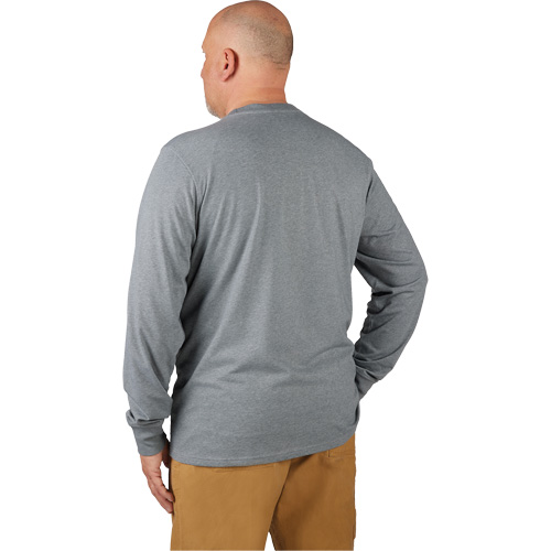 Hybrid Work Tee Shirt, Men's, Small, Grey We Share Industrial Supply