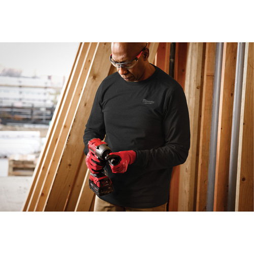 Hybrid Work Tee Shirt, Men's, Small, Black We Share Industrial Supply