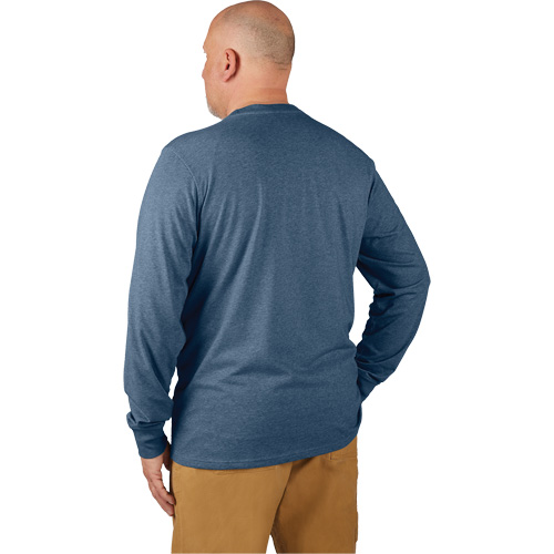Hybrid Work Tee Shirt, Men's, Small, Blue We Share Industrial Supply