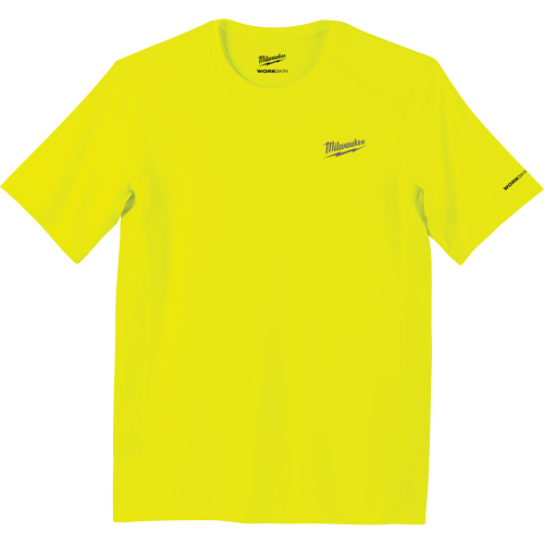 Workskin Lightweight High Visibility Shirt, Men's, Small, Yellow We Share Industrial Supply