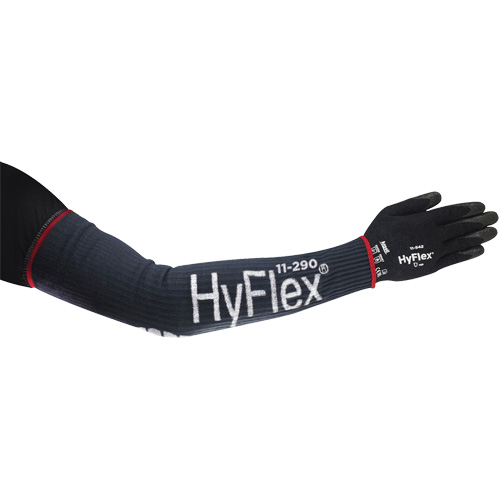 Manchon de compression &eacute;troit et long HyFlex, 18", Kevlar/Polyamide/Spandex/Acier inoxydable, Bleu We Share Industrial Supply