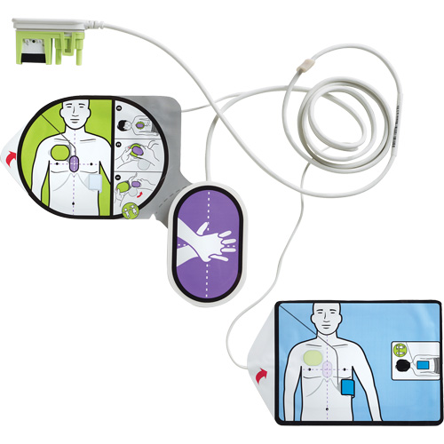 &eacute;lectrodes RCR pour adultes & enfants Uni-Padz, Zoll AED 3 Pour, Classe 4 We Share Industrial Supply