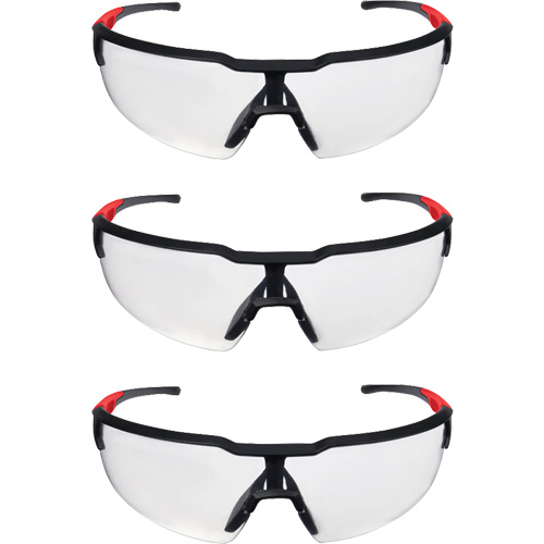 Lunettes de s&eacute;curit&eacute;, Lentille Transparent, Anti-&eacute;gratignures, ANSI Z87+/R&eacute;pond ou surpasse la norme CSA Z94.3 We Share Industrial Supply