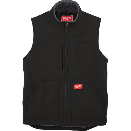 Veste doubl&eacute;e en sherpa ultra-r&eacute;sistante, Hommes, Petit, Noir We Share Industrial Supply