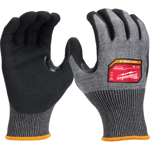 Gants enduits par trempage &agrave; dext&eacute;rit&eacute; &eacute;lev&eacute;e, Taille Petit, Calibre 18, Rev&ecirc;tement Nitrile, Enveloppe en Nylon/Poly&eacute;thyl&egrave;ne/Tungst&egrave;ne, ASTM ANSI niveau A8/EN 388 niveau F We Share Industrial Supply