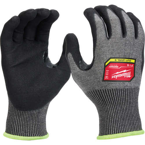 Gants enduits par trempage &agrave; dext&eacute;rit&eacute; &eacute;lev&eacute;e, Taille Petit, Calibre 18, Rev&ecirc;tement Nitrile, Enveloppe en Nylon/Poly&eacute;thyl&egrave;ne/Tungst&egrave;ne, ASTM ANSI niveau A9/EN 388 niveau F We Share Industrial Supply