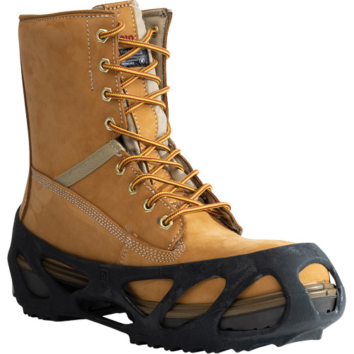 Brass Stride&reg; Non-Sparking Ice Cleats, Brass, Stud Traction, Small We Share Industrial Supply