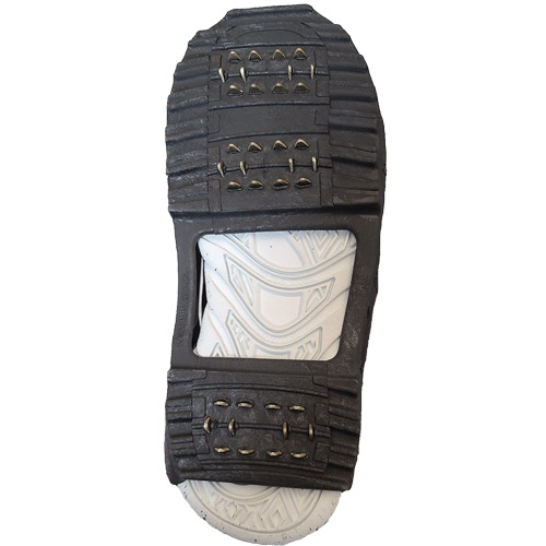 Brass Stride&reg; Non-Sparking Ice Cleats, Brass, Stud Traction, Small We Share Industrial Supply