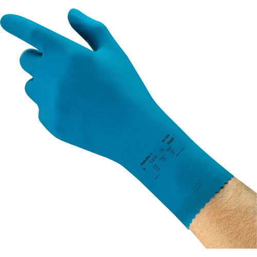 Gants r&eacute;sistants aux produits chimiques AlphaTec 88-356 pour l'industrie alimentaire, Taille 7, 12" lo, Latex de caoutchouc, 17 mils We Share Industrial Supply
