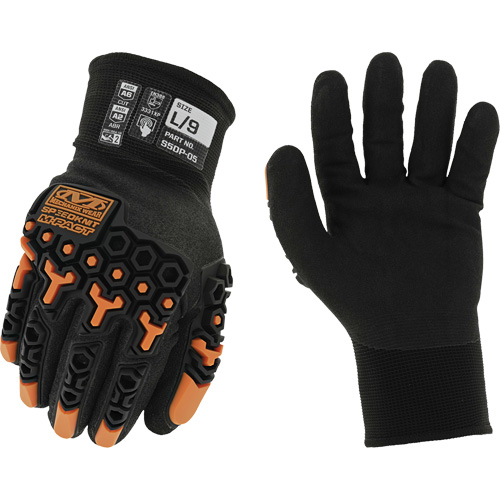 Speedknit M-Pact&reg; Thermal Gloves, 7, Nitrile Palm, Knit Wrist Cuff We Share Industrial Supply