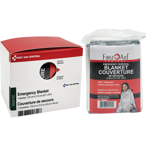 SmartCompliance&reg; Refill Emergency Blanket, Mylar We Share Industrial Supply