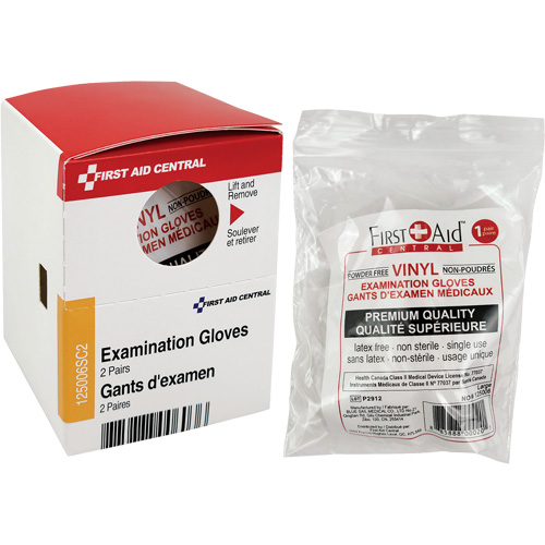 SmartCompliance&reg; Refill Examination Gloves, Vinyl, Powder-Free, Clear, Class 2 We Share Industrial Supply