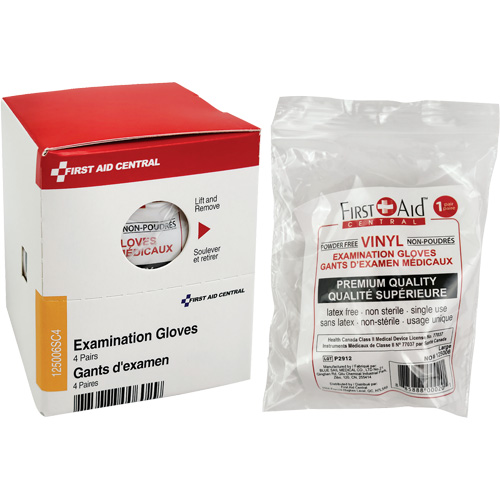SmartCompliance&reg; Refill Examination Gloves, Vinyl, Powder-Free, Clear, Class 2 We Share Industrial Supply